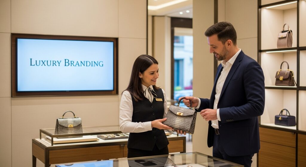 luxury branding detail