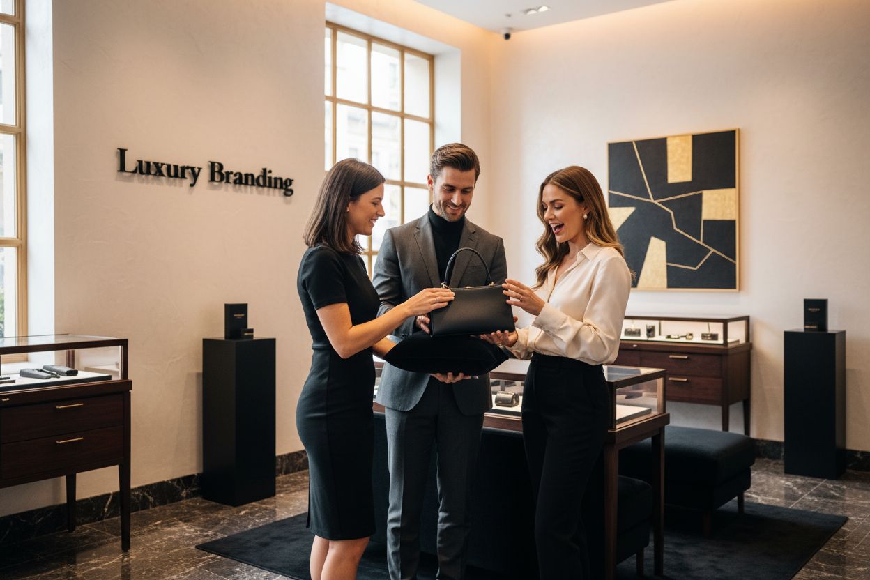luxury branding retail