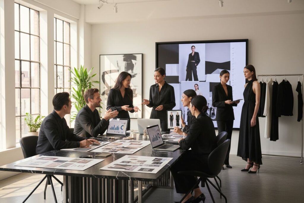 luxury fashion marketing, strategy collaboration, upscale branding