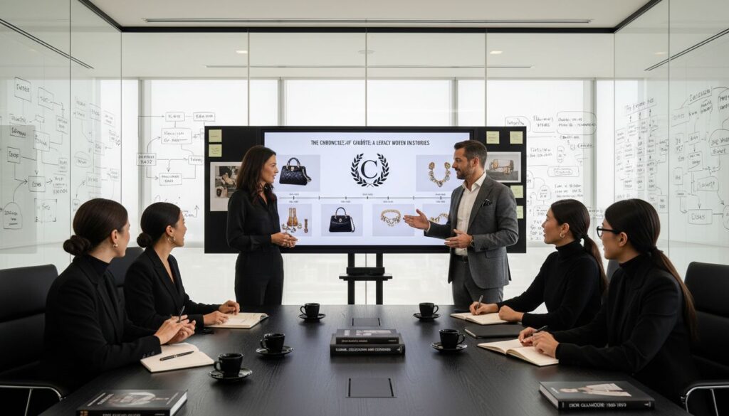 luxury branding meeting