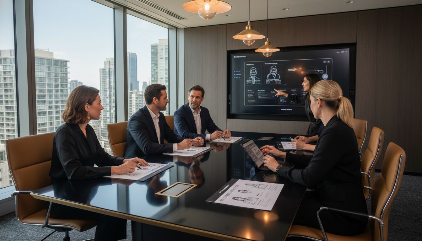 luxury marketing strategy meeting