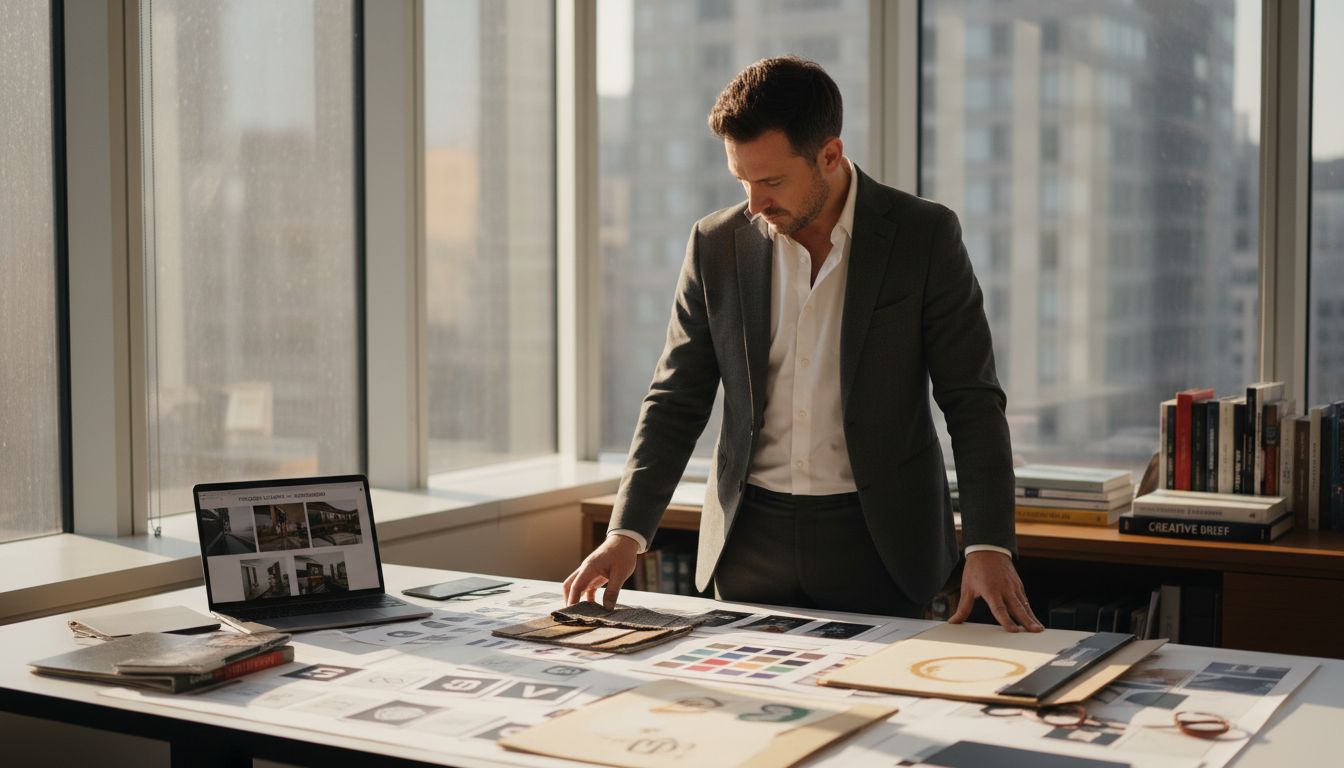 Creative director reviews fashion brand strategy