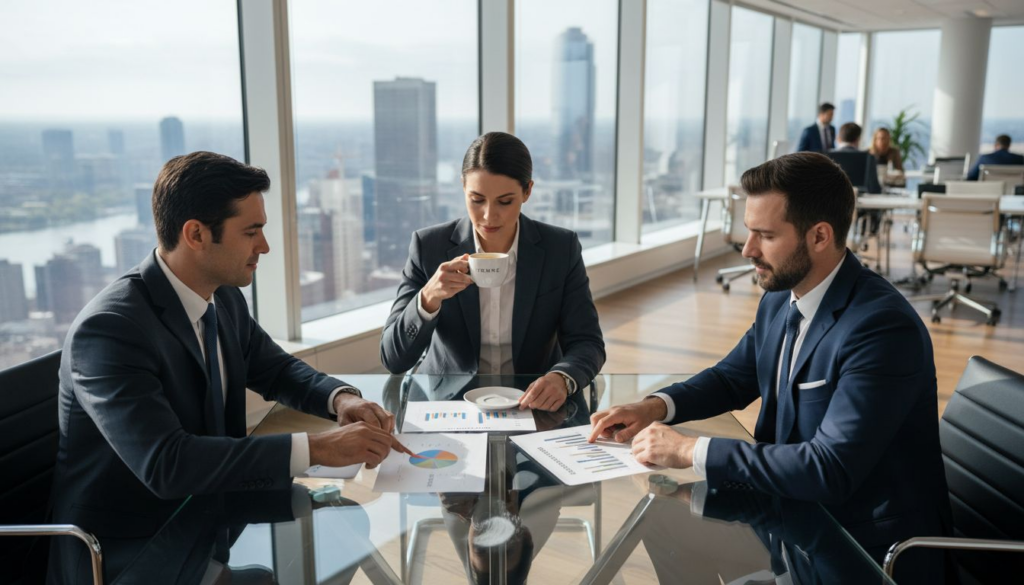 Why Market Segmentation Matters for Luxury Brands Luxury brand executives review market segmentation charts