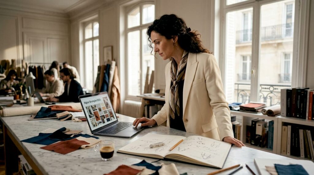 Creative director plans digital luxury fashion trends