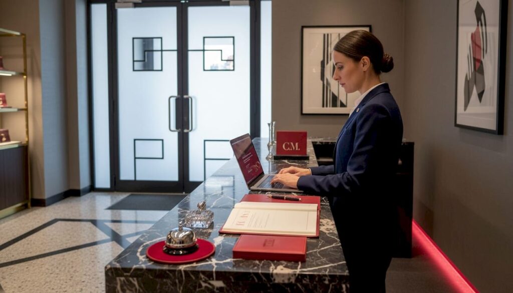 Luxury concierge personalized guest welcome moment