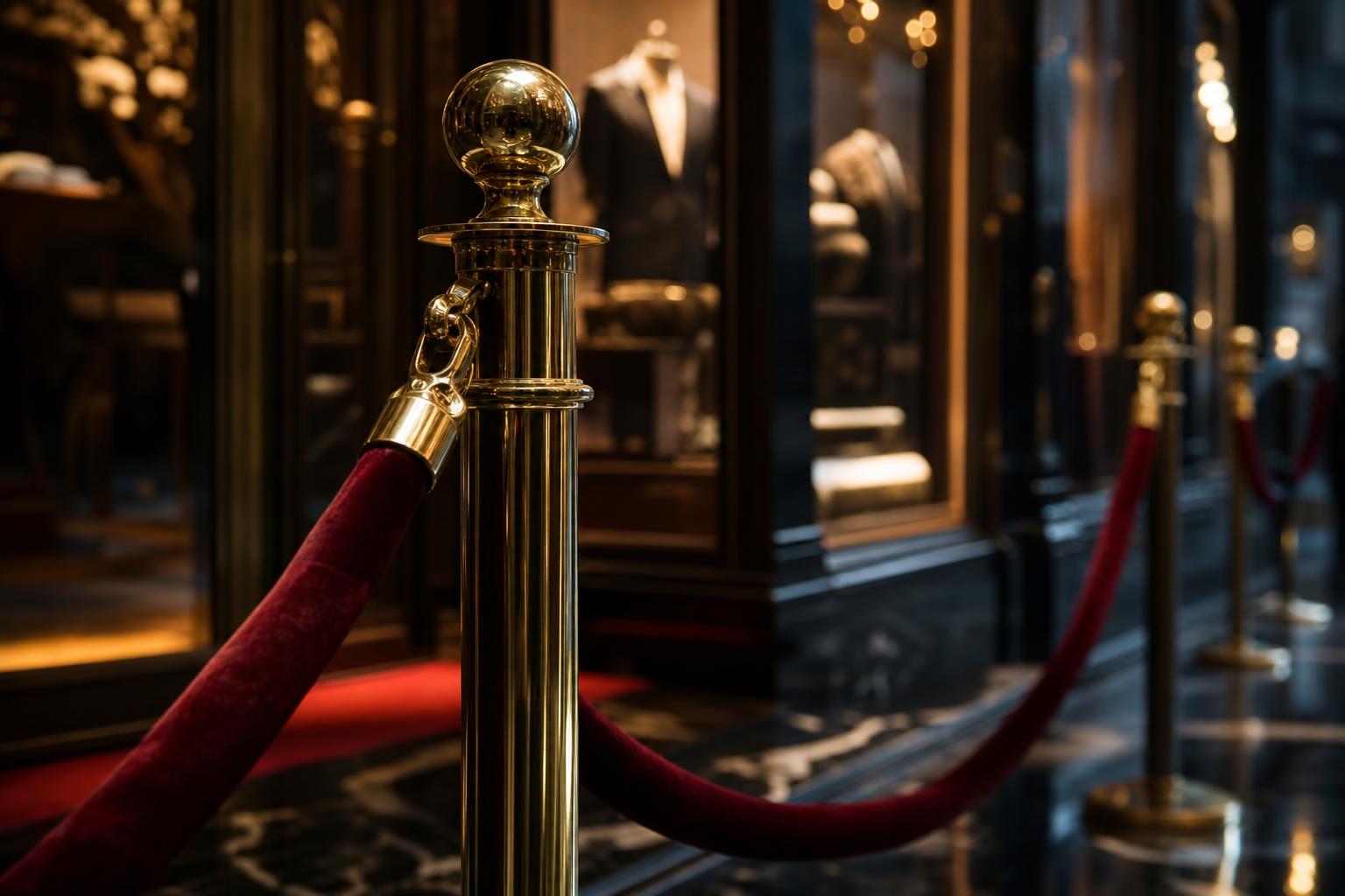 Psicologia del Velvet Rope: corda di velluto cremisi all