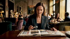 How to Validate a Luxury Brand Concept That Sells Consultant reviewing luxury brand concept portfolio